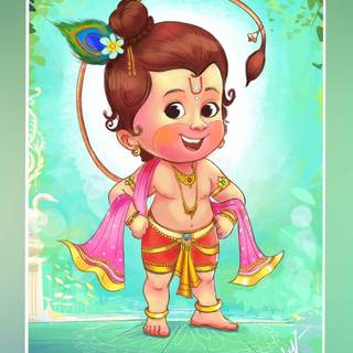 Small Hanuman wallpaper