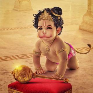 Small Hanuman wallpaper