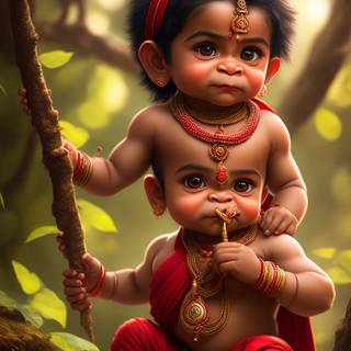 Small Hanuman wallpaper