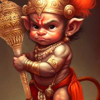 Small Hanuman wallpaper
