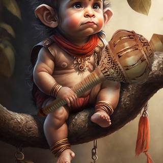 Small Hanuman wallpaper