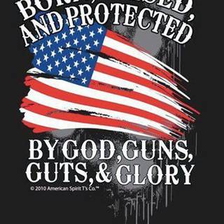 American flag iPhone wallpaper