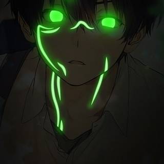 Anime glowing wallpaper