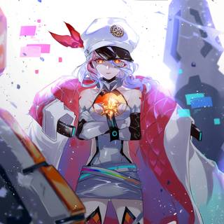 Anime glowing wallpaper