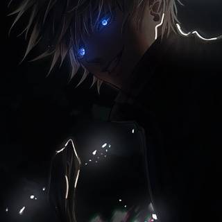 Anime glowing wallpaper