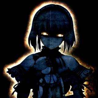 Anime glowing wallpaper