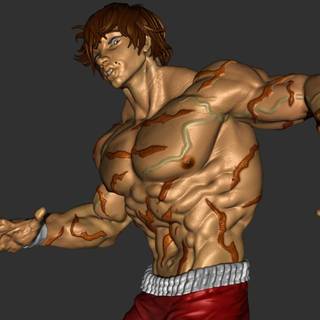 Baki Hanma computer wallpaper