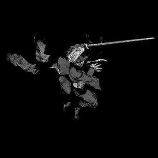 Anime black aesthetic computer wallpaper