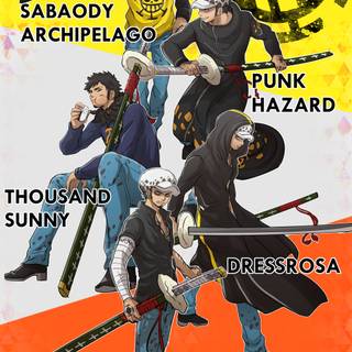 One Piece Law mobile wallpaper