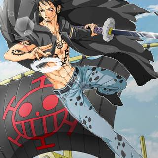 One Piece Law mobile wallpaper