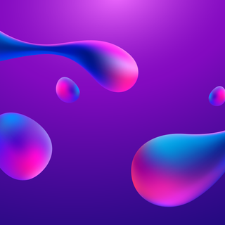 Pink and blue desktop wallpaper