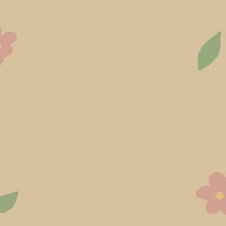 Flower aesthetic desktop wallpaper