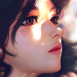 Anime cute girl 3440x1440 wallpaper