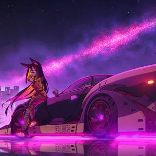 3440x1440 anime girl wallpaper