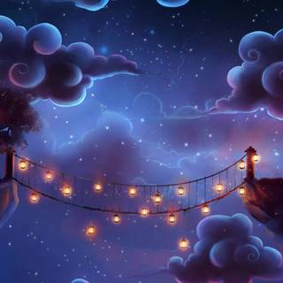 Anime lantern aesthetic wallpaper