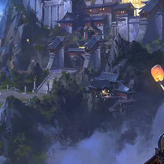 Anime lantern aesthetic wallpaper