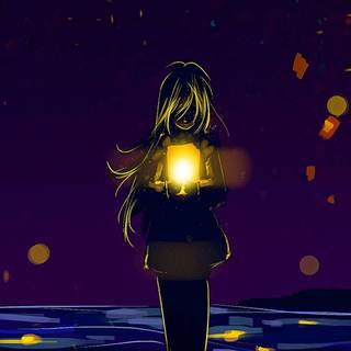 Anime lantern aesthetic wallpaper