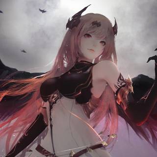 3440x1440 anime girl wallpaper