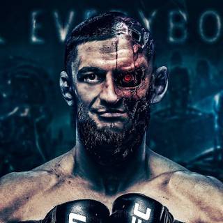 Khamzat Chimaev desktop wallpaper