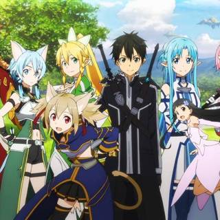 Sword Art Online logo wallpaper