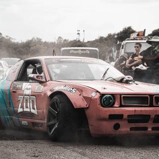 Drift car 4k wallpaper