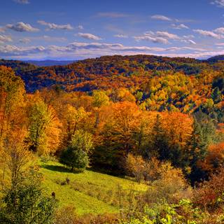 Autumn valley wallpaper