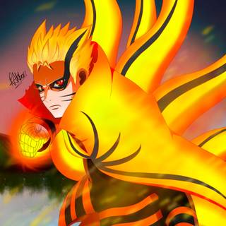 Naruto Baryon Mode 4k wallpaper