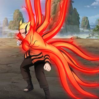 Naruto Baryon Mode 4k wallpaper