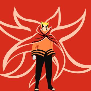 Naruto Baryon Mode 4k wallpaper