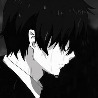 Sad boy PC wallpaper