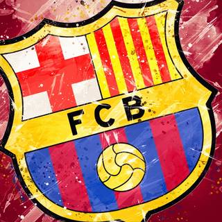Barcelona logo 4k wallpaper