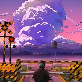 Lofi anime iPhone wallpaper