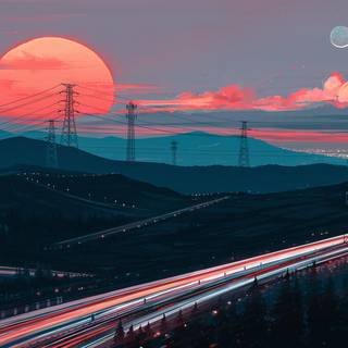 Lofi anime desktop wallpaper