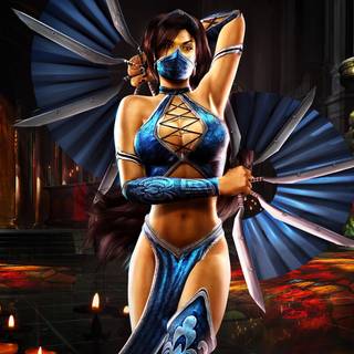 Kitana Mortal Kombat desktop wallpaper