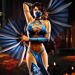 Kitana Mortal Kombat desktop wallpaper