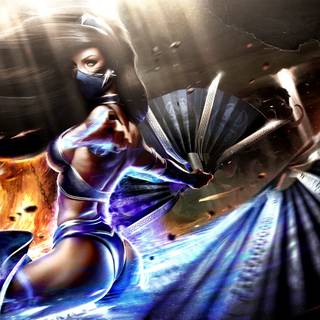 Kitana Mortal Kombat desktop wallpaper