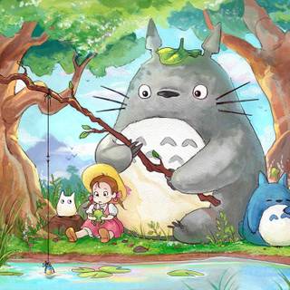 Totoro 4k wallpaper