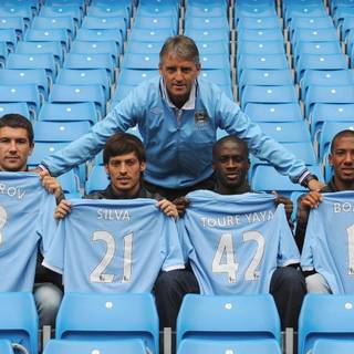 Man City squad wallpaper