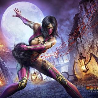 Kitana Mortal Kombat desktop wallpaper