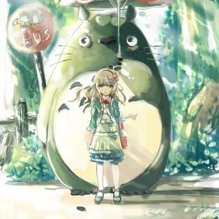 Phone Tonari No Totoro wallpaper