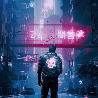 Cyberpunk 4k iPhone wallpaper