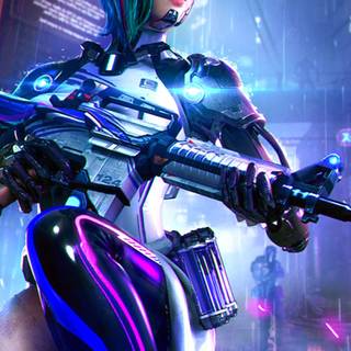 Cyberpunk 4k iPhone wallpaper