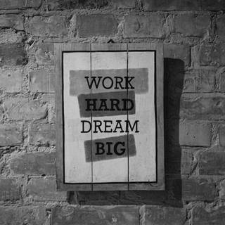 Work hard 4k wallpaper