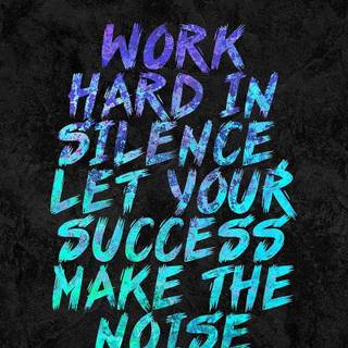 Work in silence wallpaper