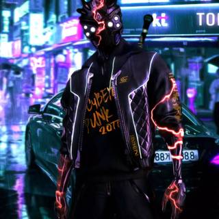 Cyberpunk 4k iPhone wallpaper