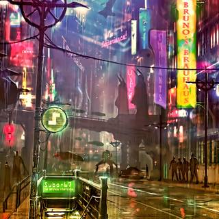 Cyberpunk 4k iPhone wallpaper