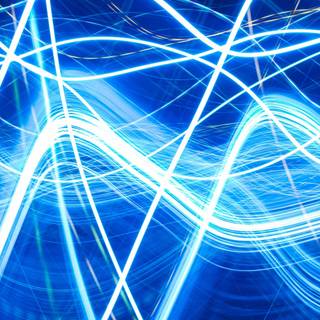 4k blue neon wallpaper