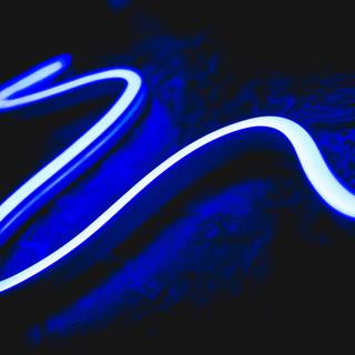 4k blue neon wallpaper