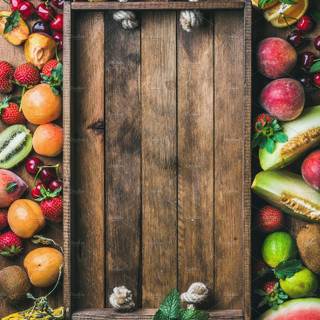 Summer veggies wallpaper