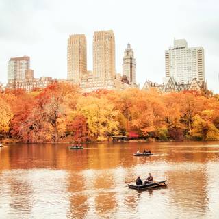 Autumn cities wallpaper